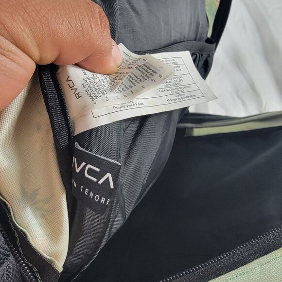 RVCA Pineapple Backpack With Baby Yoda Holder Casual Outdoors School - Picture 6 of 11